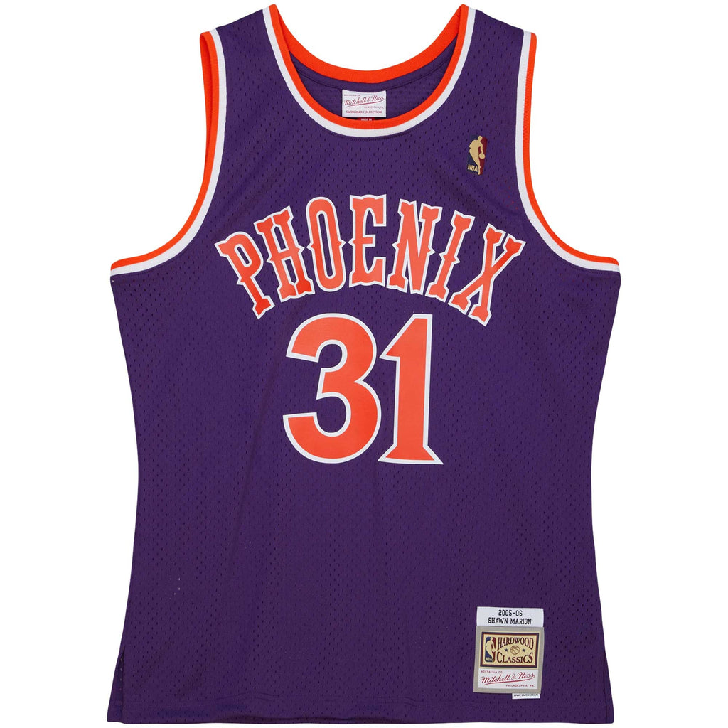 Men's Phoenix Suns Shawn Marion Mitchell & Ness Purple 2005/06 Hardwood Classics Swingman Jersey