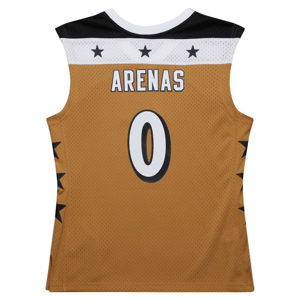 Men's Washington Wizards Gilbert Arenas Mitchell & Ness Gold 2006/07 Hardwood Classics Swingman Jersey