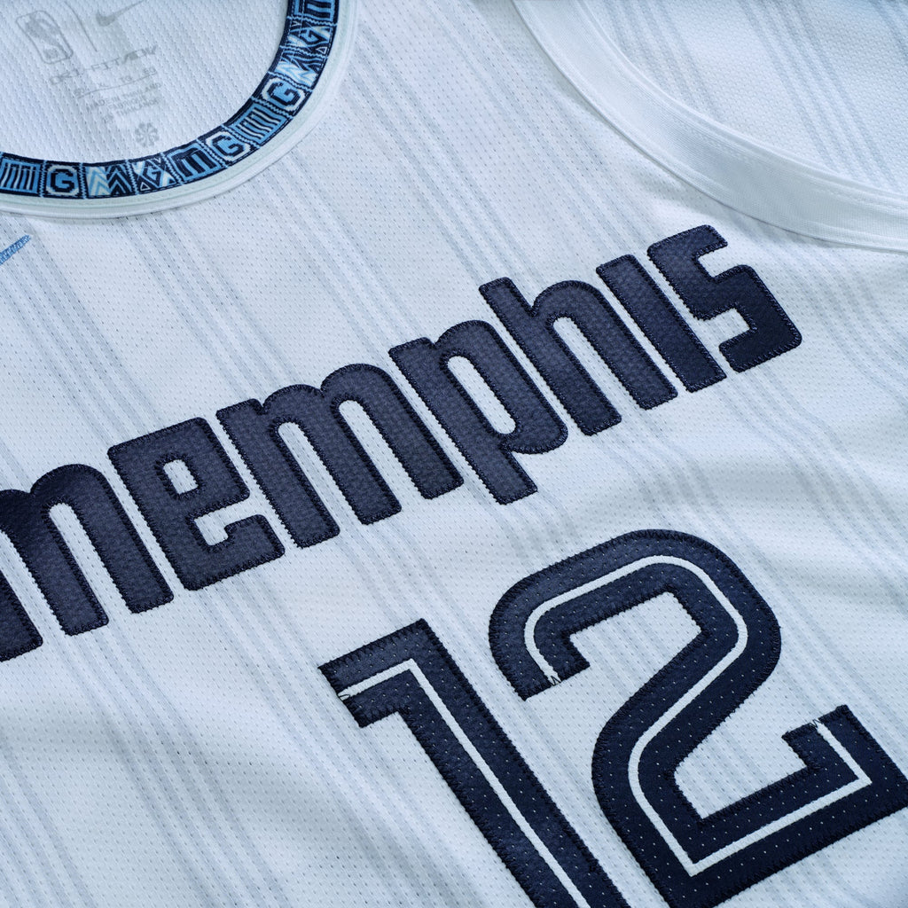 Unisex Memphis Grizzlies Ja Morant Nike White 2025/26 Authentic Jersey - City Edition