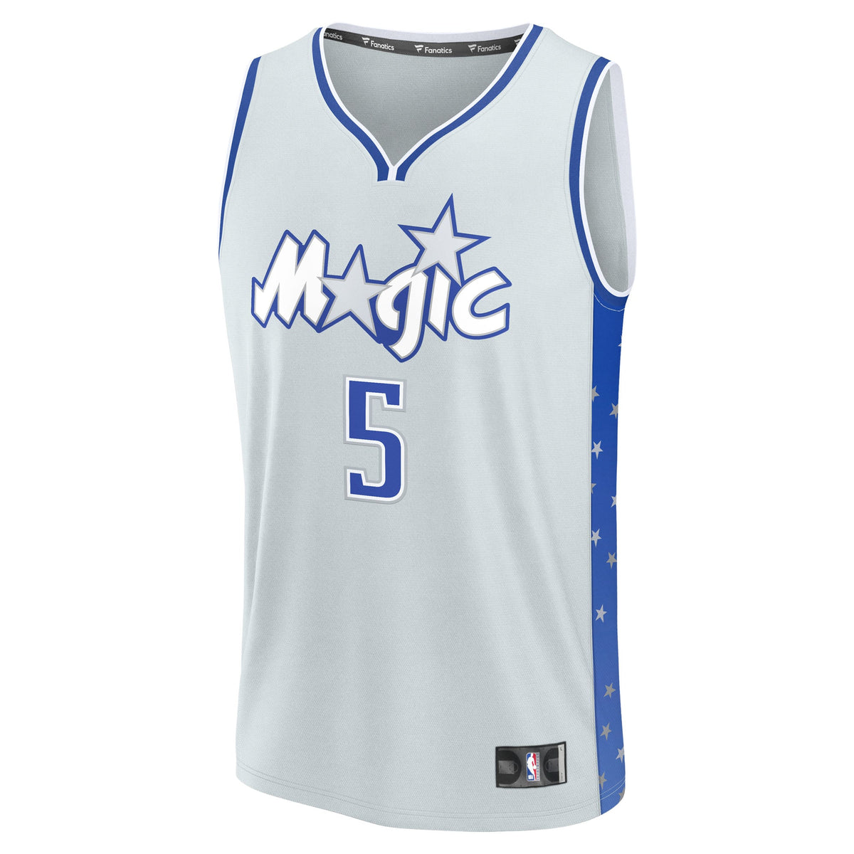 Youth Orlando Magic Paolo Banchero Fanatics Silver 2025/26 City Edition Fast Break Jersey