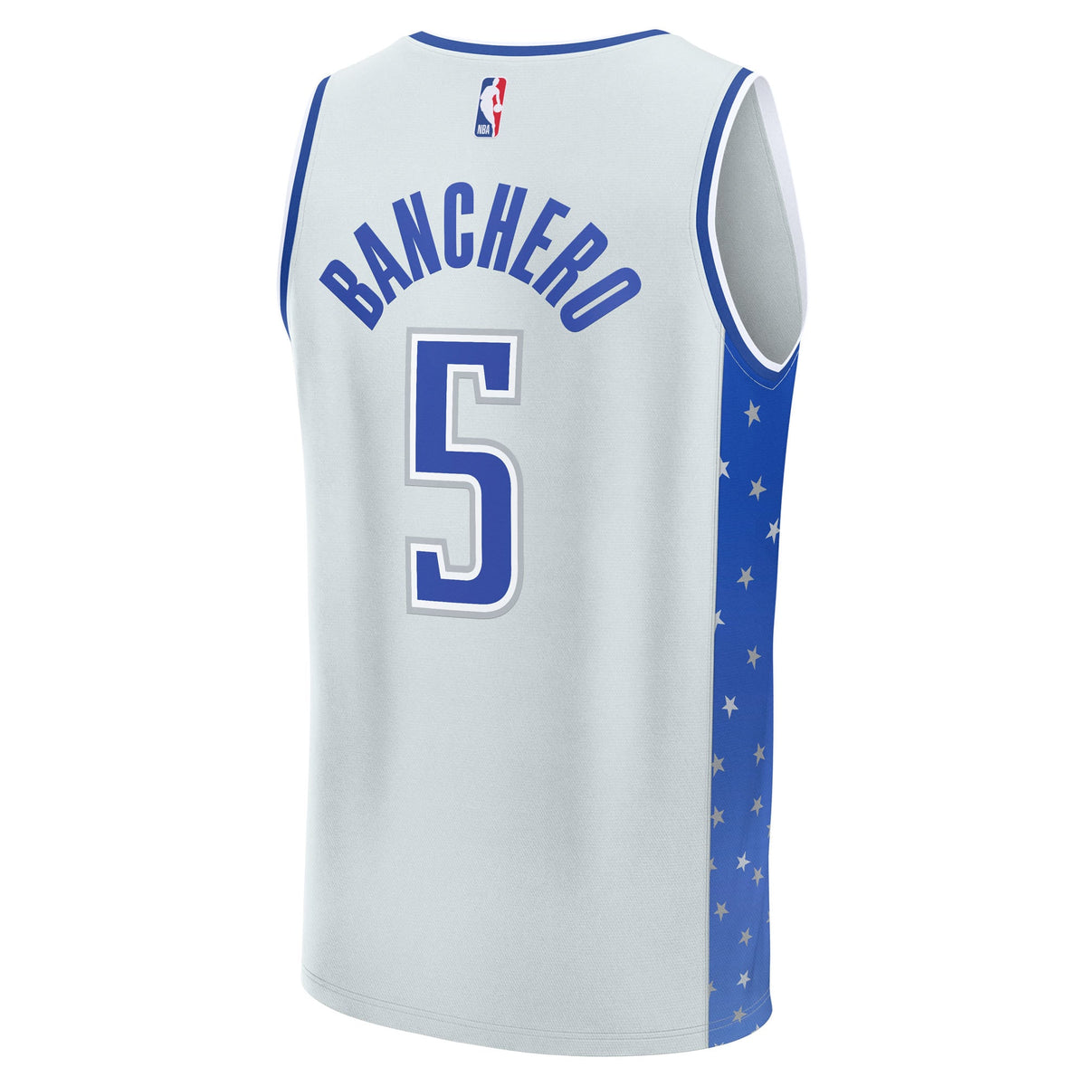 Youth Orlando Magic Paolo Banchero Fanatics Silver 2025/26 City Edition Fast Break Jersey