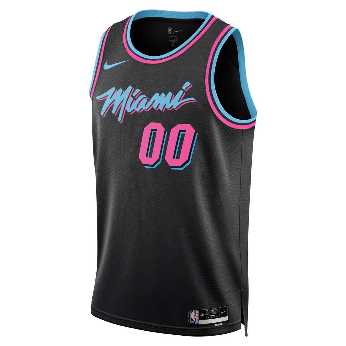 Unisex Miami Heat Nike Black 2025/26 City Edition Swingman Custom Jersey
