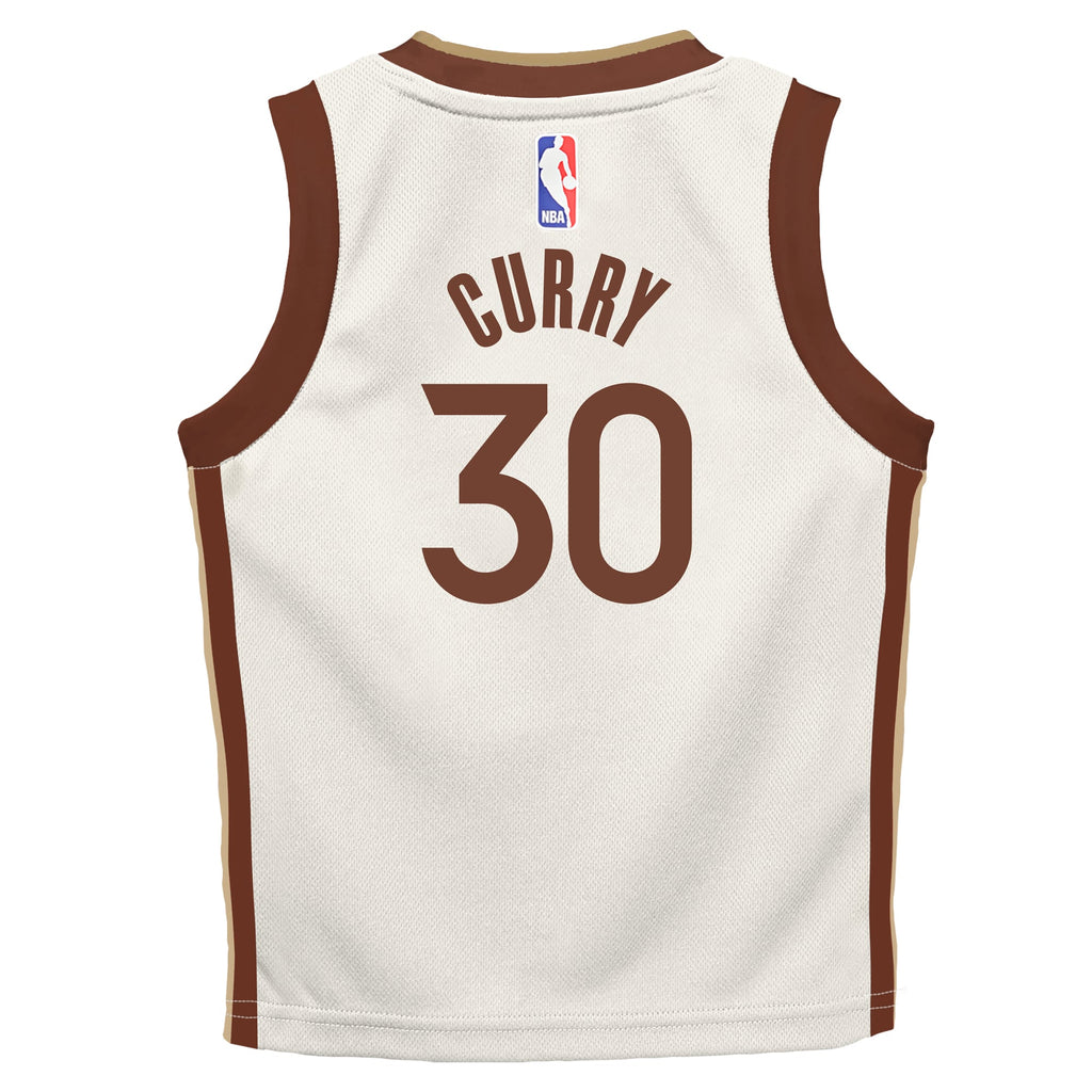 Infant Golden State Warriors Stephen Curry Nike Tan 2025/26 City Edition Swingman Jersey