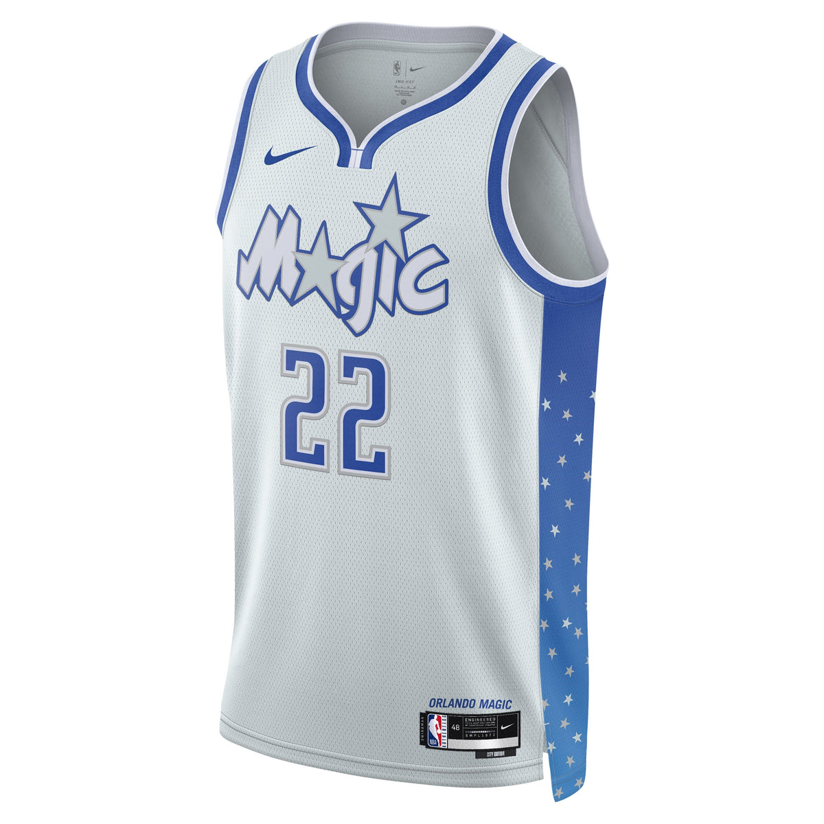 Unisex Orlando Magic Franz Wagner Nike Silver 2025/26 Swingman Jersey - City Edition