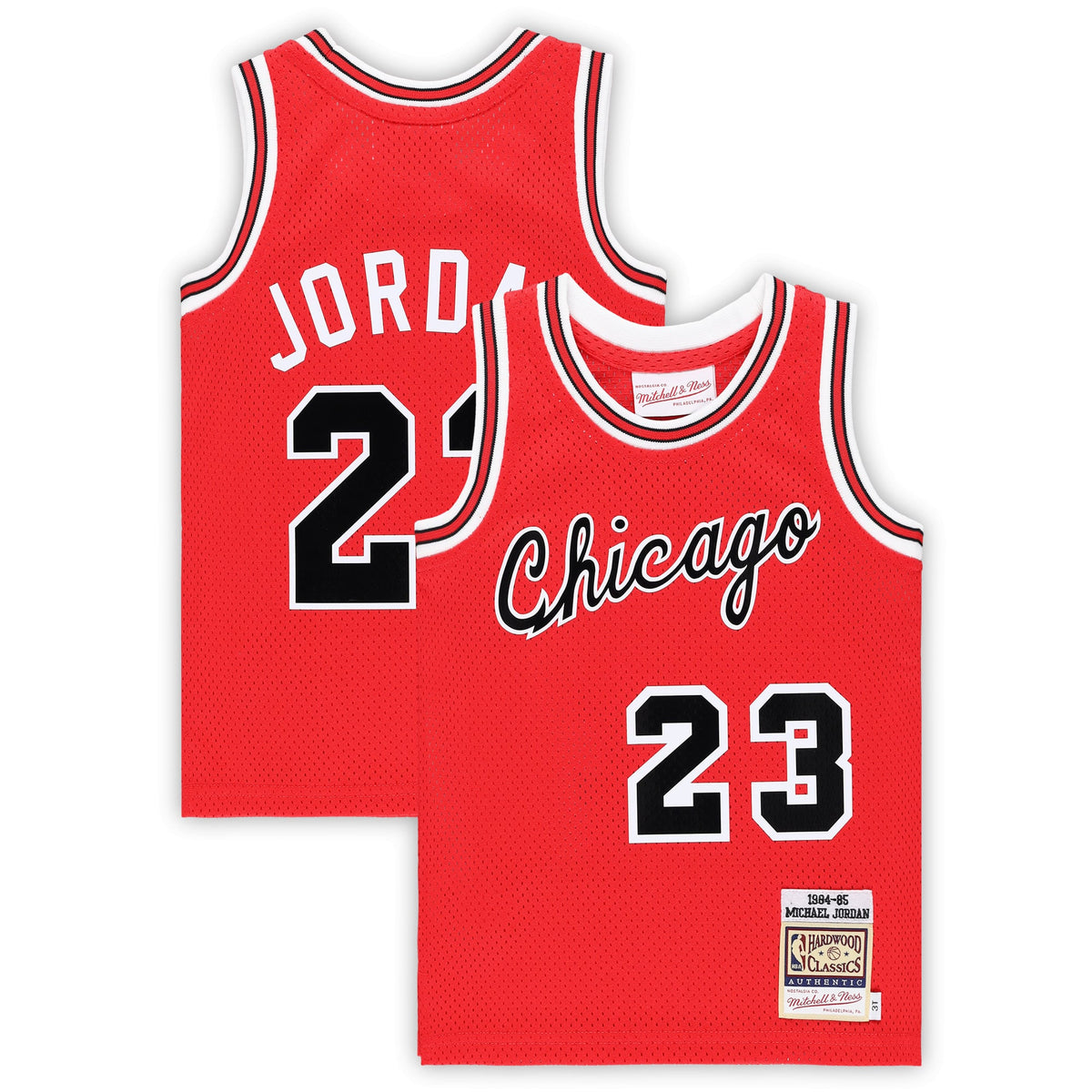 Infant Chicago Bulls Michael Jordan Mitchell & Ness Red 1984/85 Hardwood Classics Authentic Jersey