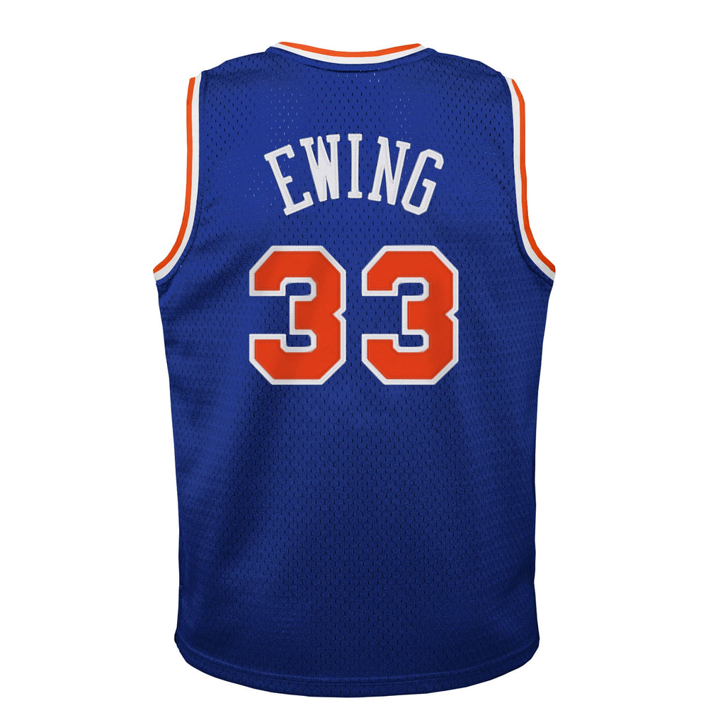 Toddler New York Knicks Patrick Ewing Blue 1991/92 Swingman Jersey
