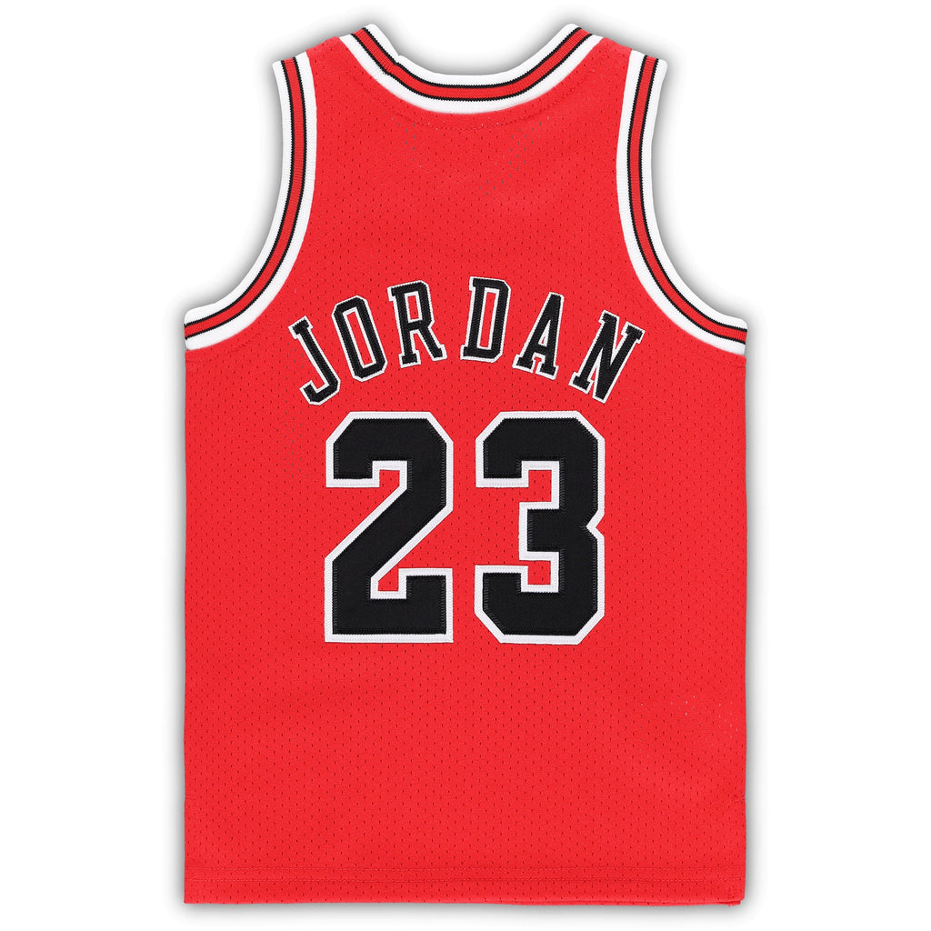 Toddler Chicago Bulls Michael Jordan Mitchell & Ness Red 1997/98 Hardwood Classics Authentic Jersey