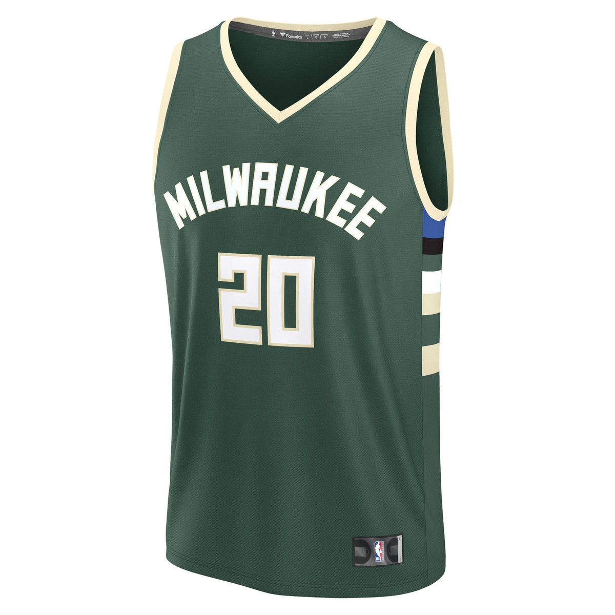 Men's Milwaukee Bucks A.J. Green Fanatics Hunter Green Fast Break Replica Player Jersey - Icon Edition