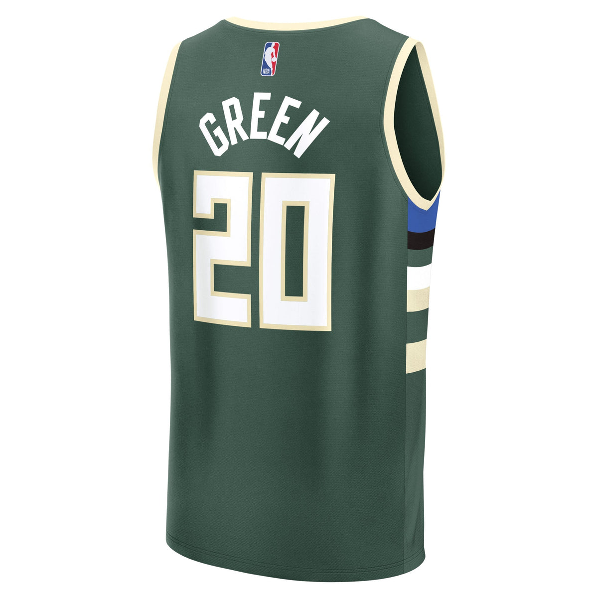 Men's Milwaukee Bucks A.J. Green Fanatics Hunter Green Fast Break Replica Player Jersey - Icon Edition