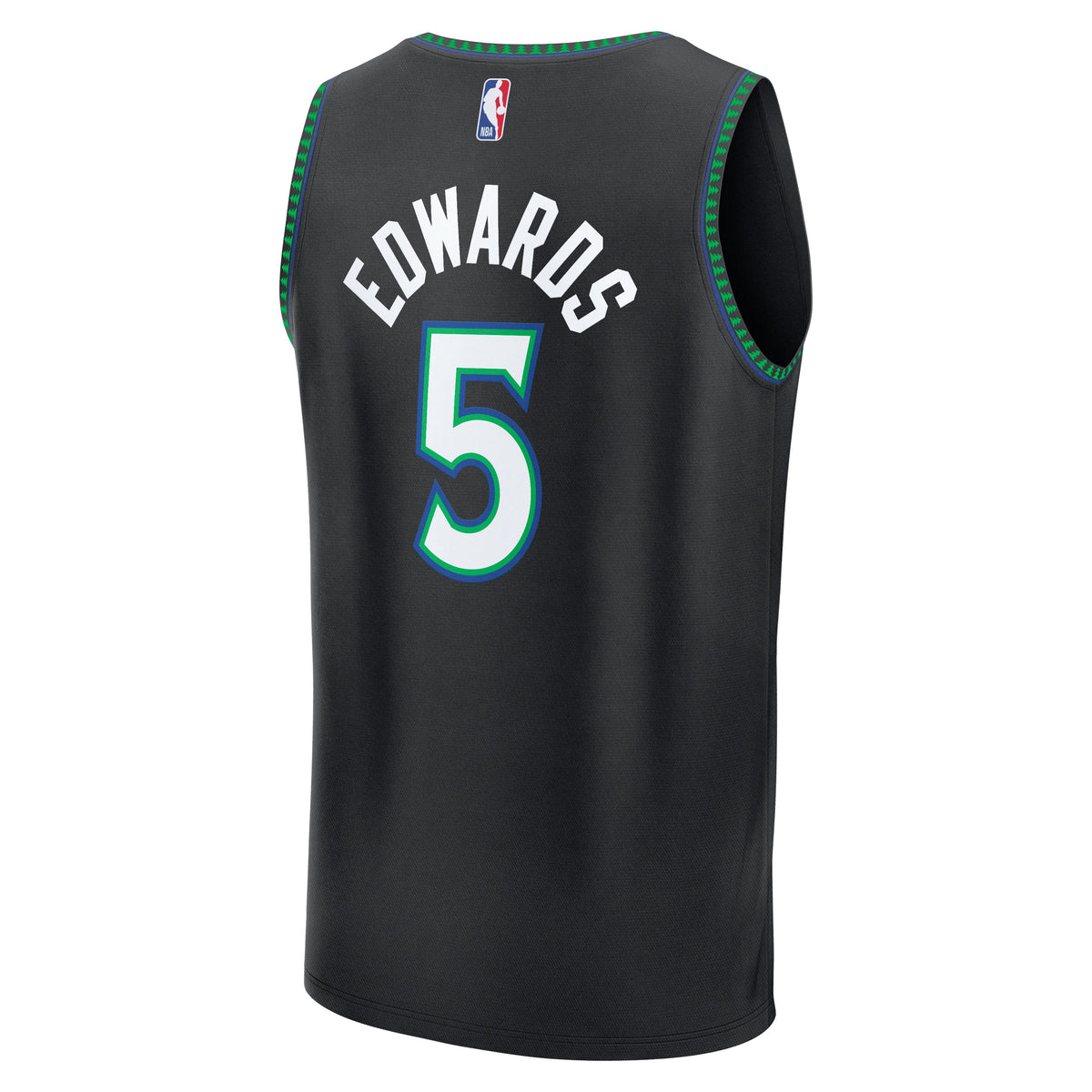 Men's Minnesota Timberwolves Anthony Edwards Fanatics Black Fast Break Jersey - Statement Edition