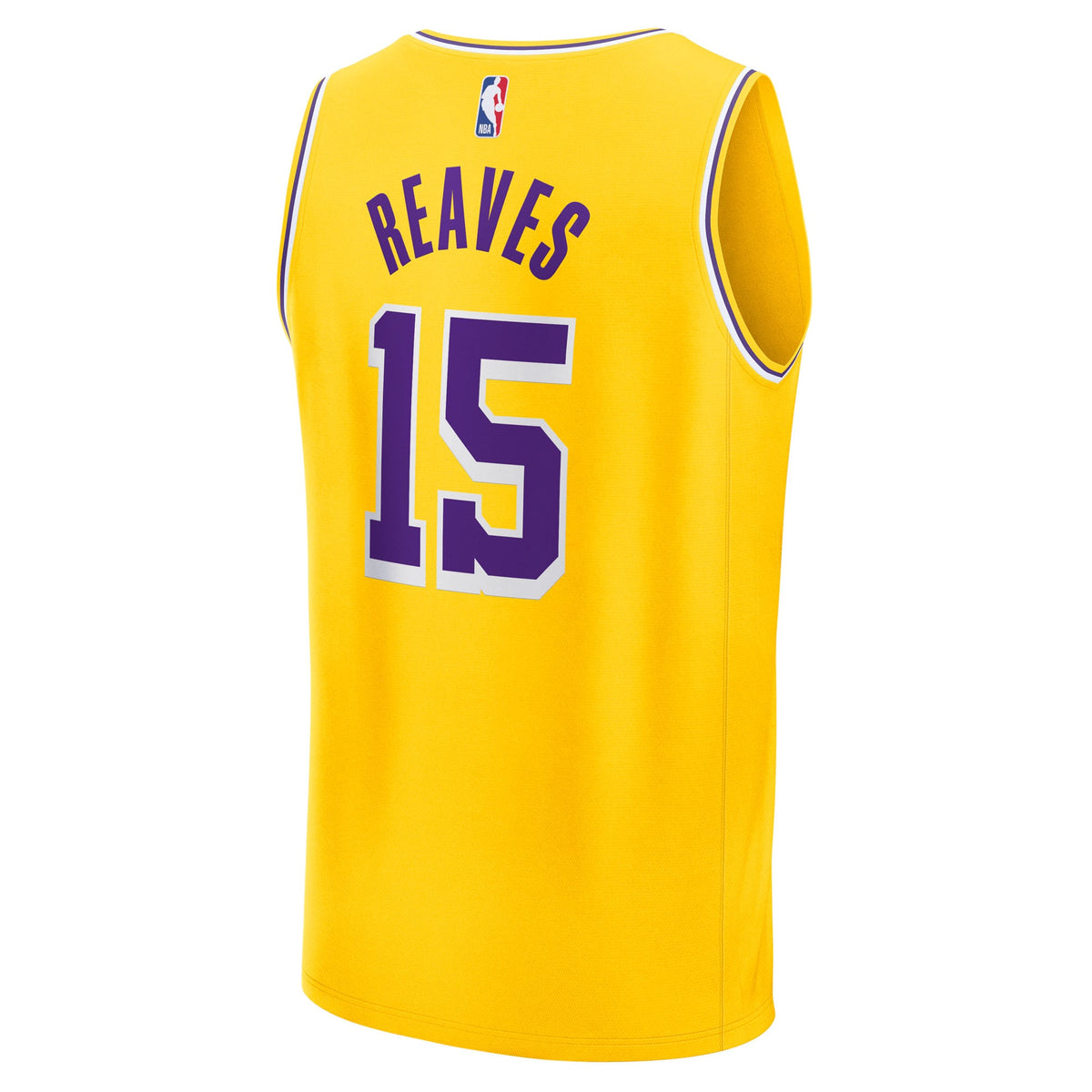 Men's Los Angeles Lakers Austin Reaves Fanatics Gold Fast Break Replica Jersey - Icon Edition
