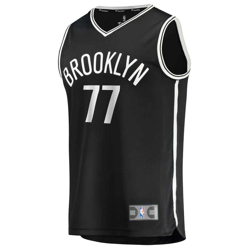 Men's Brooklyn Nets Ben Saraf Fanatics Black Fast Break Replica Jersey - Icon Edition