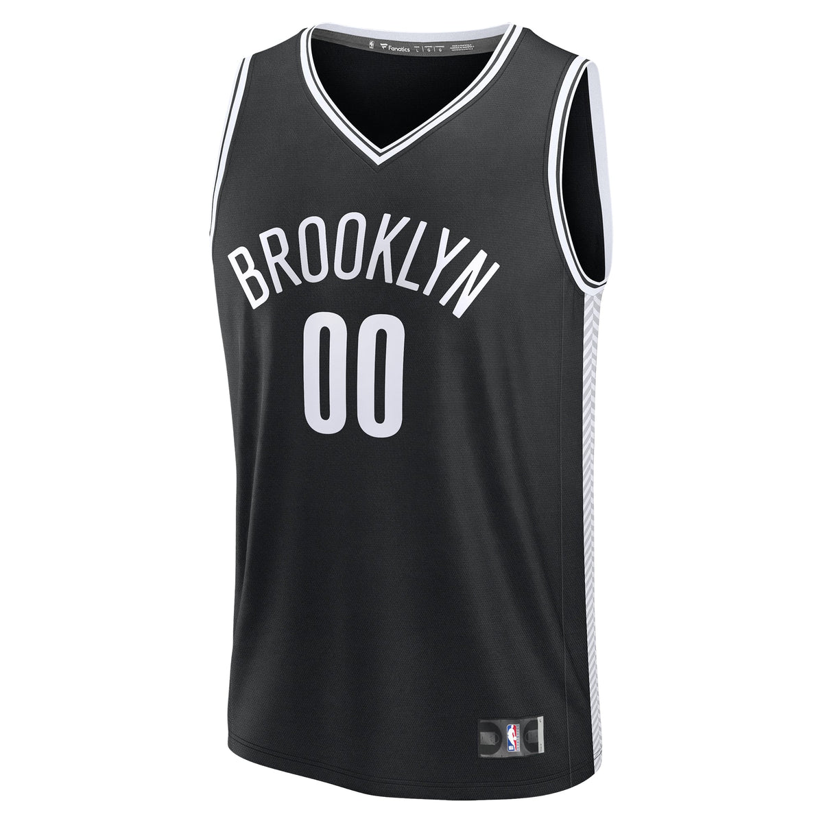 Men's Brooklyn Nets Fanatics Black Fast Break Custom Jersey - Icon Edition