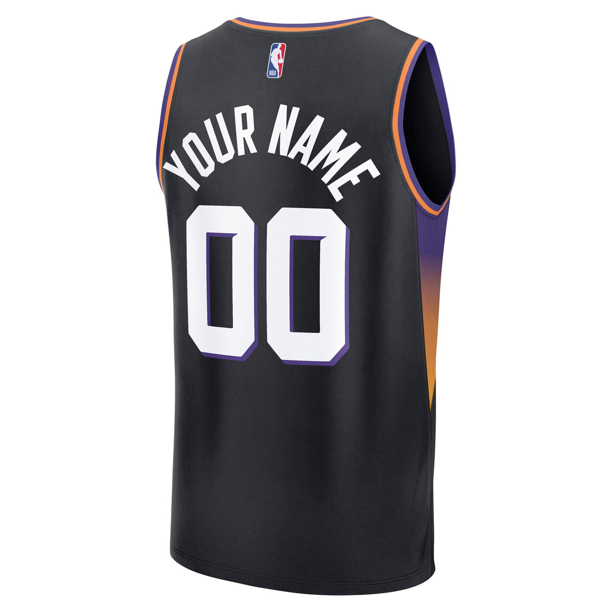Men's Phoenix Suns  Fanatics Black Fast Break Custom Jersey - Icon Edition
