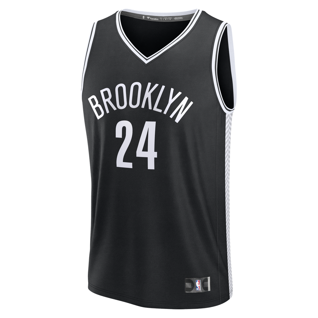 Men's Brooklyn Nets Cam Thomas Fanatics Black Fast Break Replica Jersey - Icon Edition
