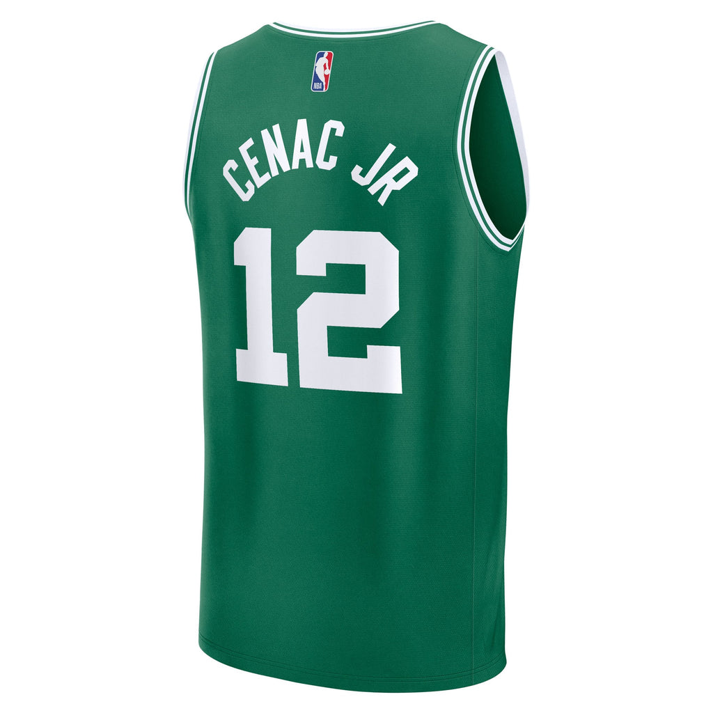 Men's Boston Celtics Chris Cenac Jr. Fanatics Green 2026 NBA Draft First Round Pick Fast Break Jersey - Icon Edition