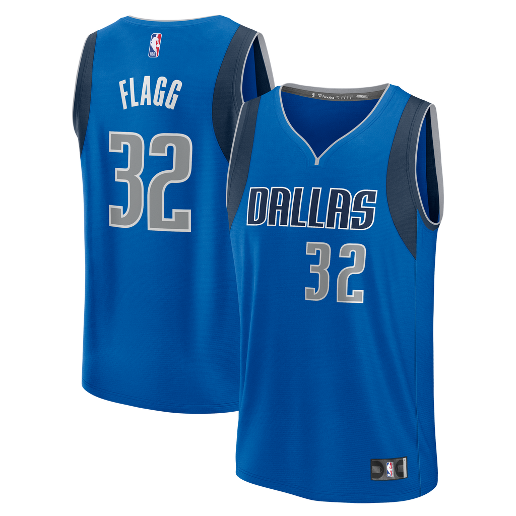 Men's Dallas Mavericks Cooper Flagg Fanatics Blue 2025 NBA Draft First Round Pick Fast Break Replica Jersey - Icon Edition
