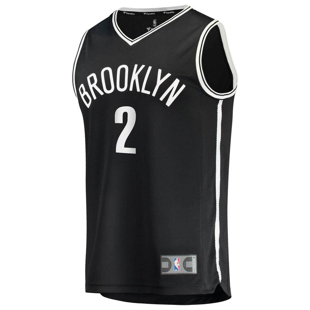 Men's Brooklyn Nets Daniel Wolf Fanatics Black Fast Break Replica Jersey - Icon Edition