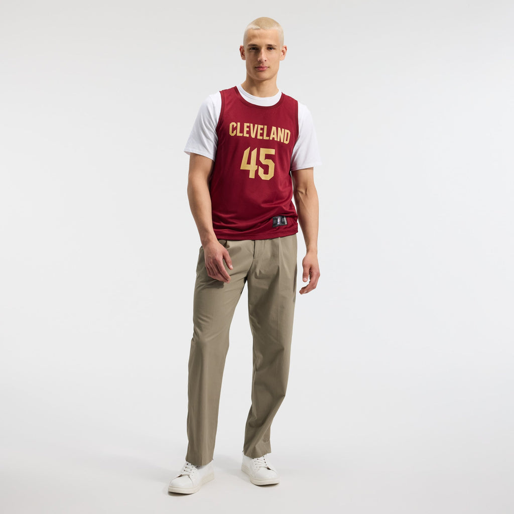 Men's Cleveland Cavaliers Donovan Mitchell Fanatics Wine Fast Break Replica Jersey - Icon Edition