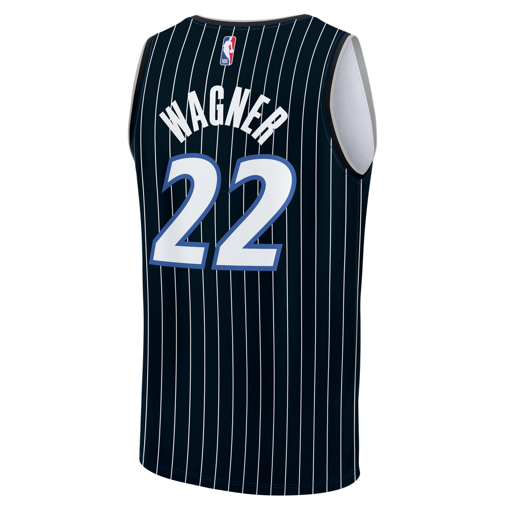 Men's Orlando Magic Franz Wagner Fanatics Black Fast Break Jersey - Statement Edition