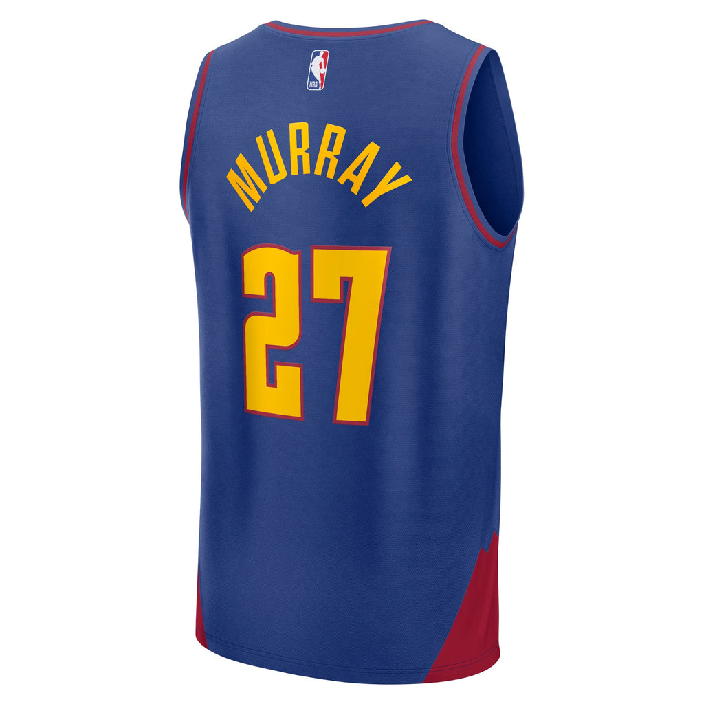 Men's Denver Nuggets Jamal Murray Fanatics Blue Fast Break Replica Player Jersey - Statement Edition