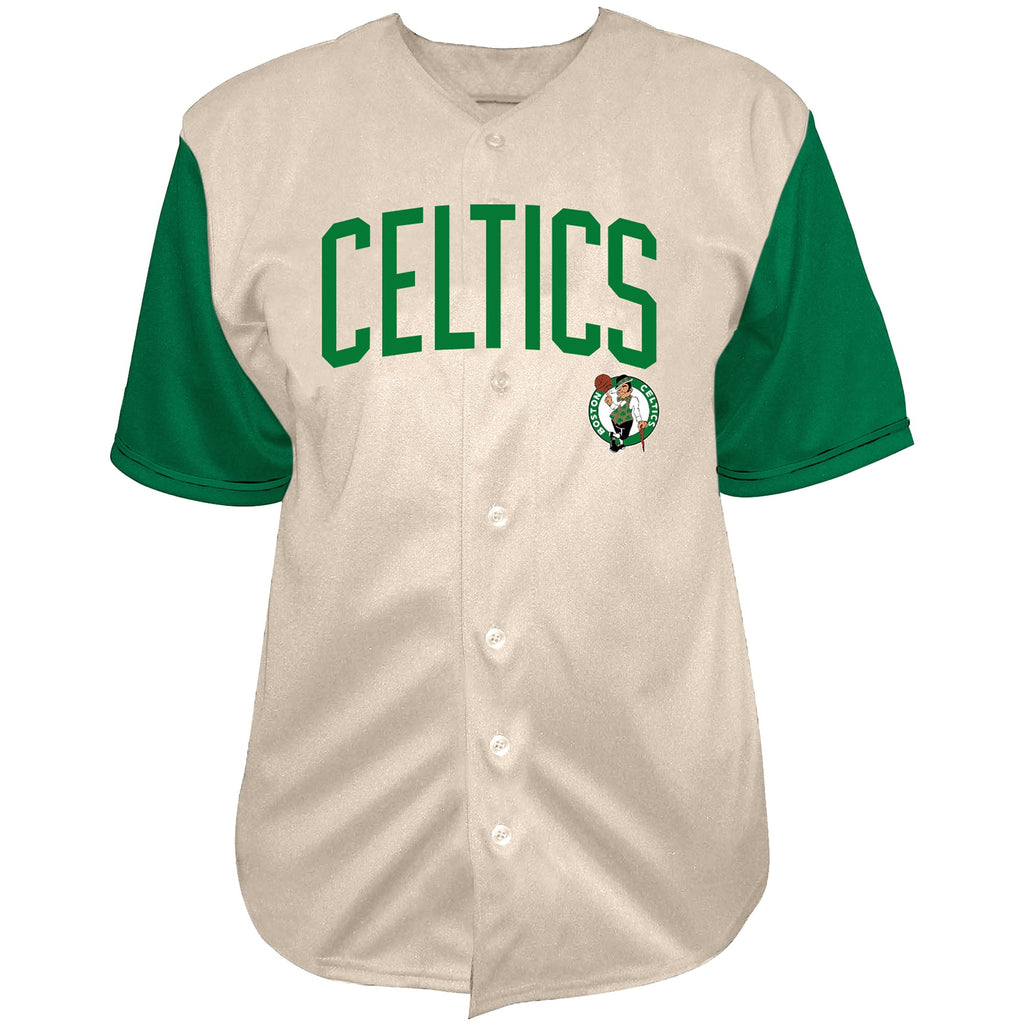 Men's Boston Celtics Jayson Tatum Fanatics Cream Baseball Jersey
