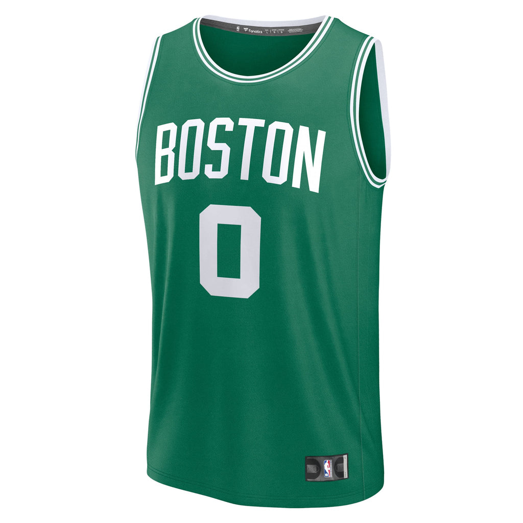 Men's Boston Celtics Jayson Tatum Fanatics Kelly Green Fast Break Replica Player Jersey - Icon Edition