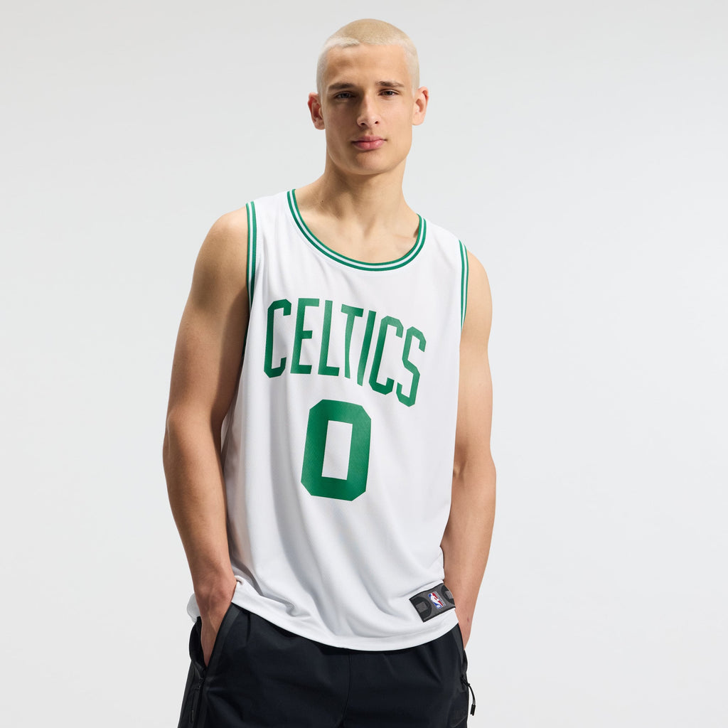 Men's Boston Celtics Jayson Tatum Fanatics White Fast Break Replica Player Jersey - Association Edition
