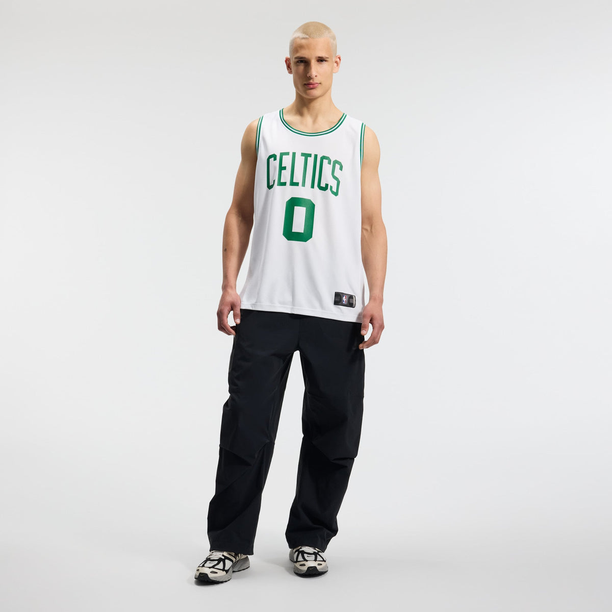 Men's Boston Celtics Jayson Tatum Fanatics White Fast Break Replica Player Jersey - Association Edition