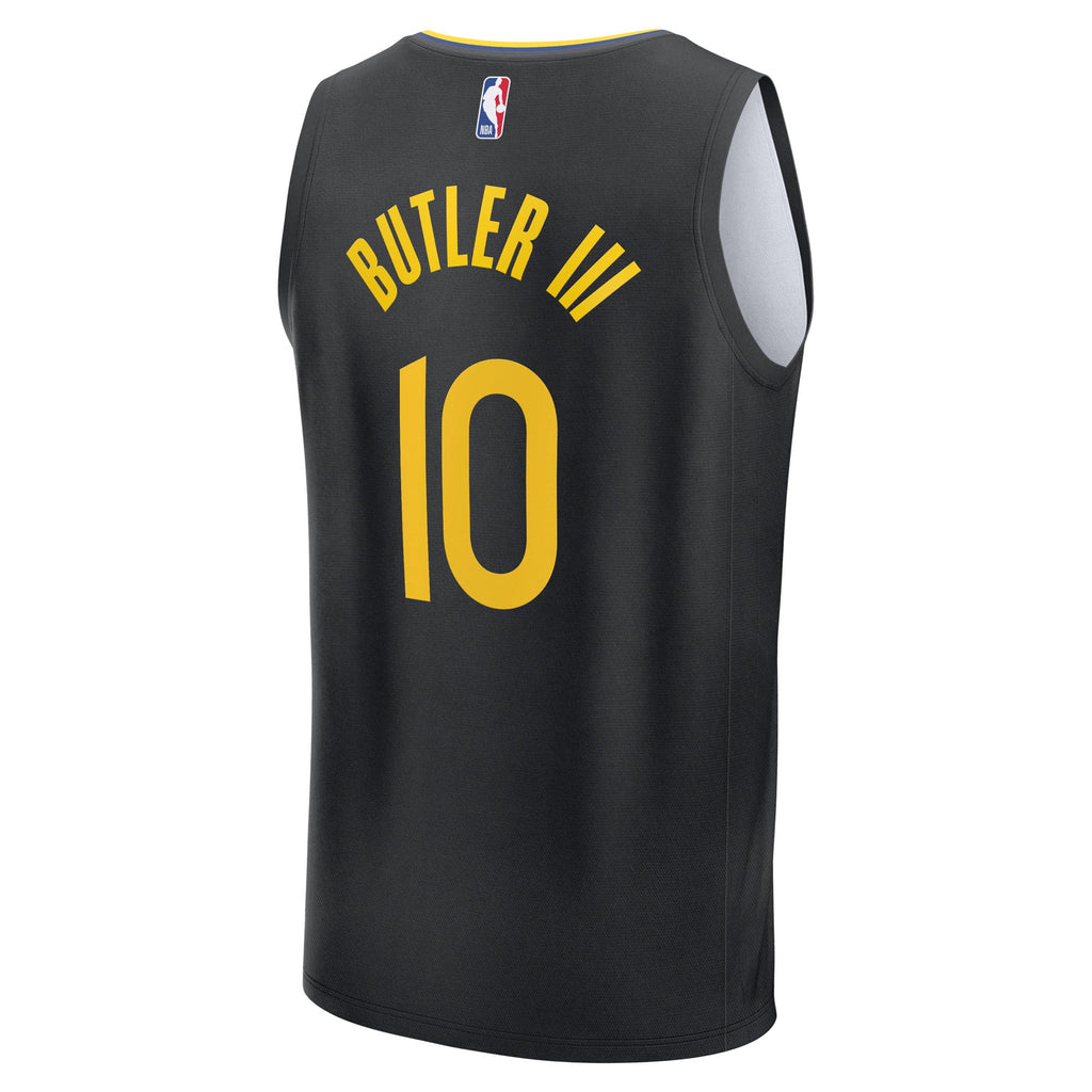 Men's Golden State Warriors Jimmy Butler III Fanatics Black Fast Break Replica Player Jersey - Statement Edition