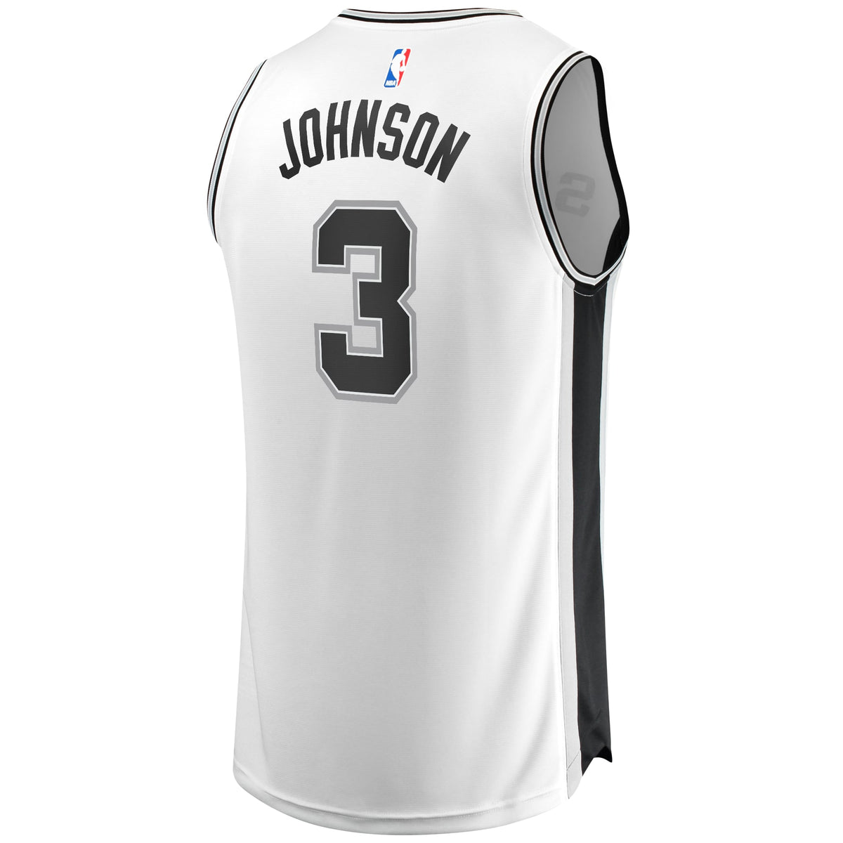 Men's San Antonio Spurs Keldon Johnson Fanatics White Fast Break Association Jersey