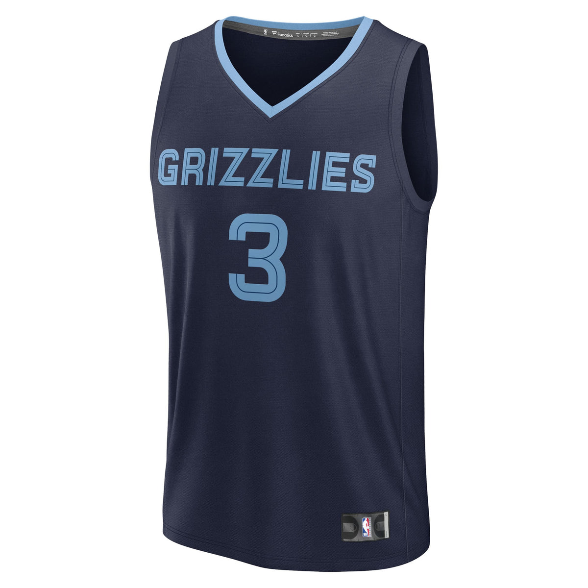 Men's Memphis Grizzlies Kentavious Caldwell-Pope Fanatics Navy Fast Break Replica Player Jersey - Icon Edition
