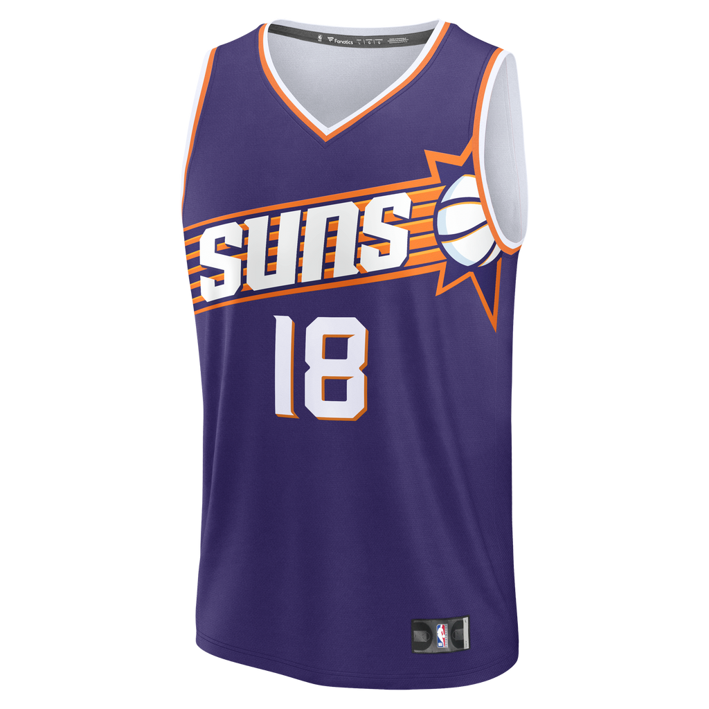 Men's Phoenix Suns Koa Peat Fanatics Purple Fast Break Jersey - Icon Edition
