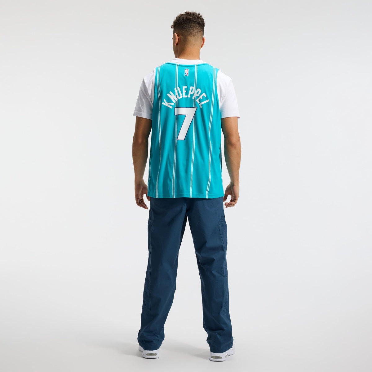 Men's Charlotte Hornets Kon Knueppel Fanatics Teal 2025 NBA Draft First Round Pick Fast Break Replica Jersey - Icon Edition