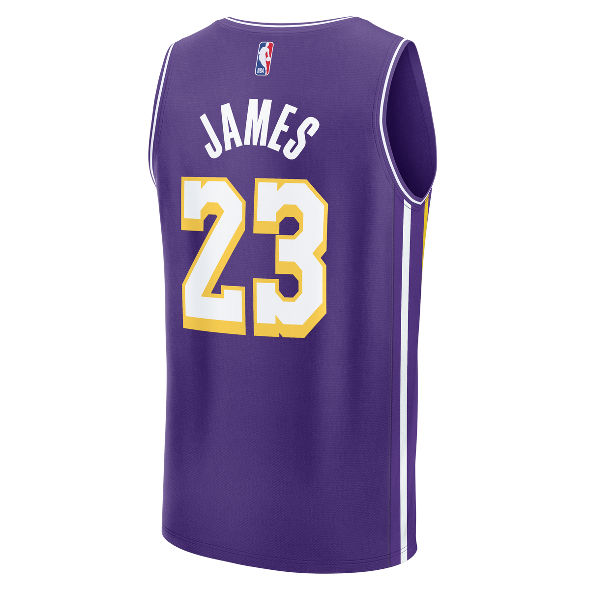 Men's Los Angeles Lakers LeBron James Fanatics Purple Fast Break Jersey - Statement Edition