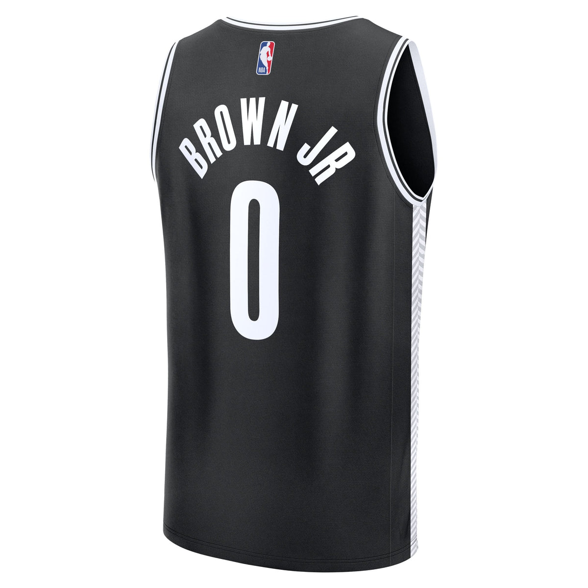 Men's Brooklyn Nets Mikel Brown Jr. Fanatics Black 2026 NBA Draft First Round Pick Fast Break Jersey - Icon Edition