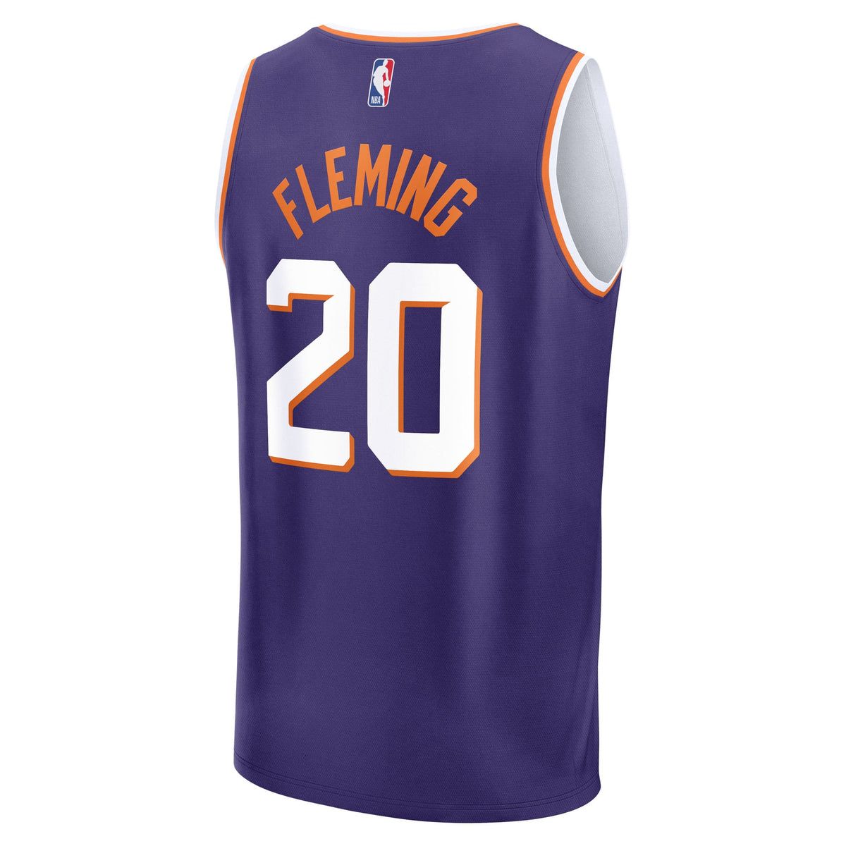Men's Phoenix Suns Rasheer Fleming Fanatics Purple Fast Break Replica Jersey - Icon Edition