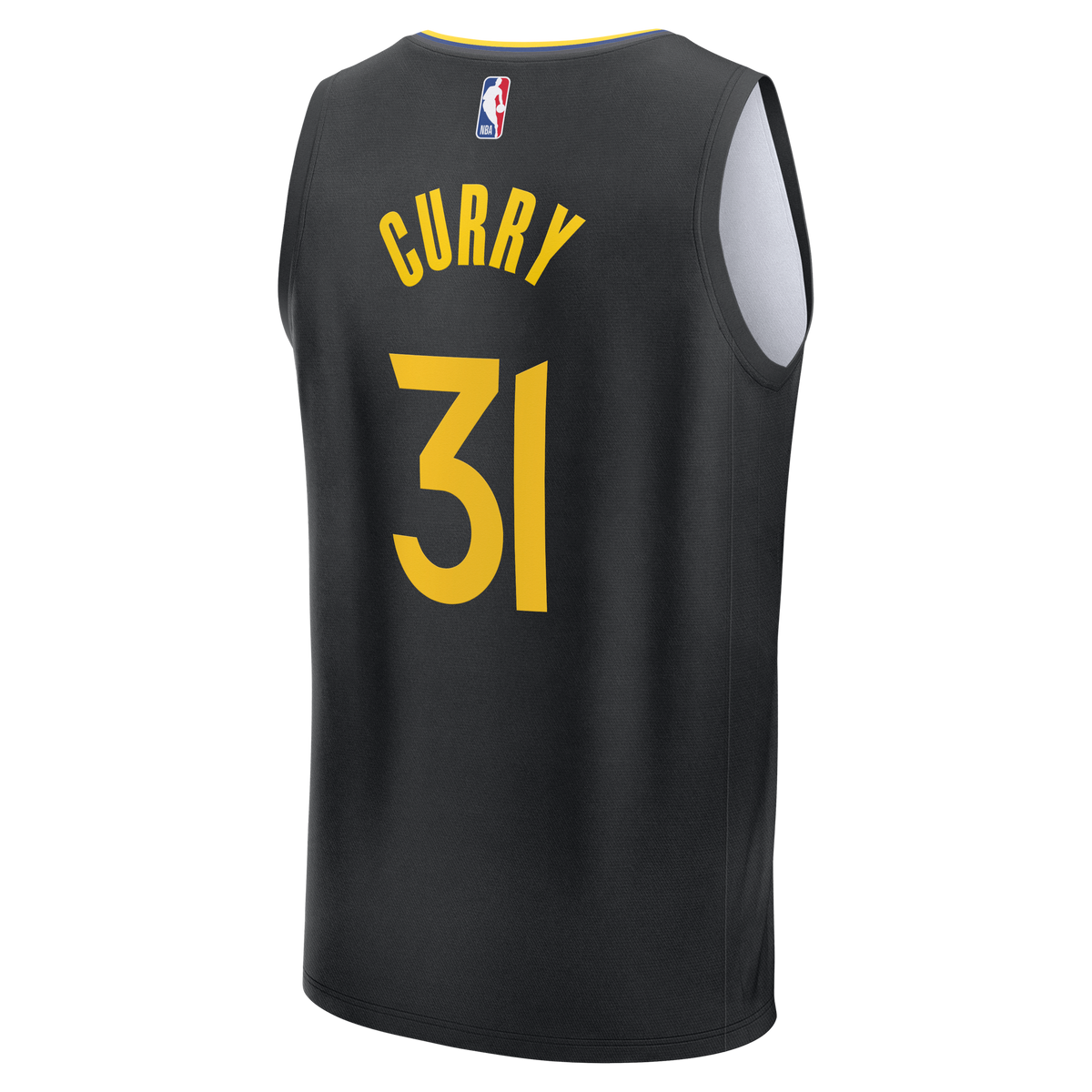 Men's Golden State Warriors Seth Curry Fanatics Black Fast Break Replica Player Jersey - Statement Edition