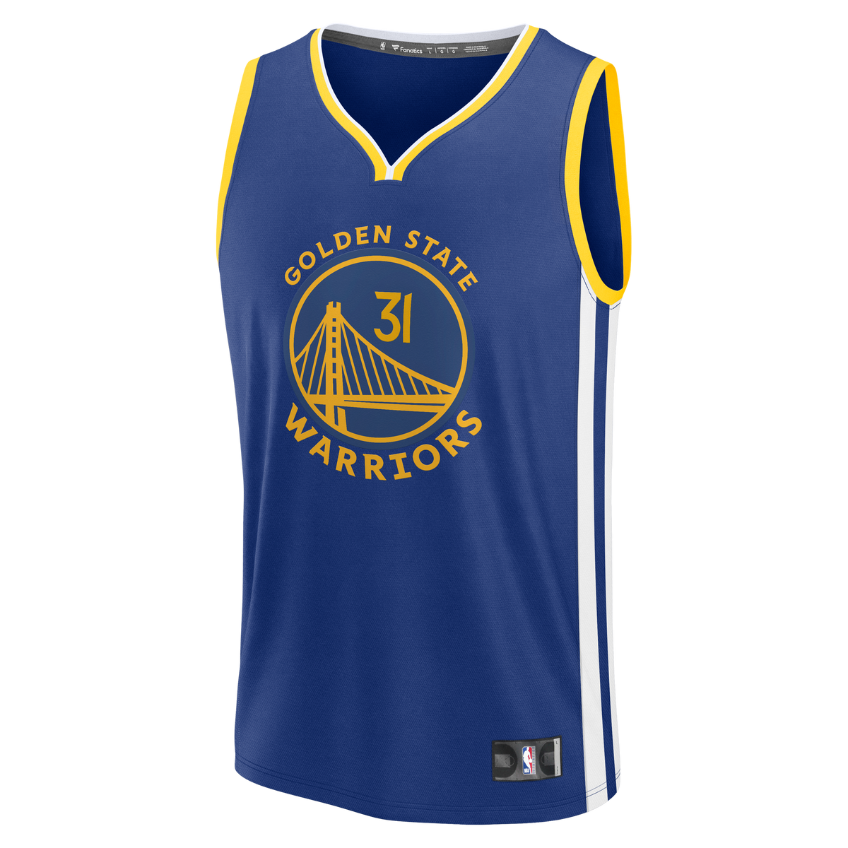 Men's Golden State Warriors Seth Curry Fanatics Blue Fast Break Replica Jersey - Icon Edition