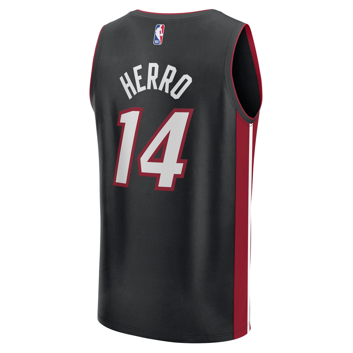 Men's Miami Heat Tyler Herro Fanatics Black Fast Break Replica Player Jersey - Icon Edition