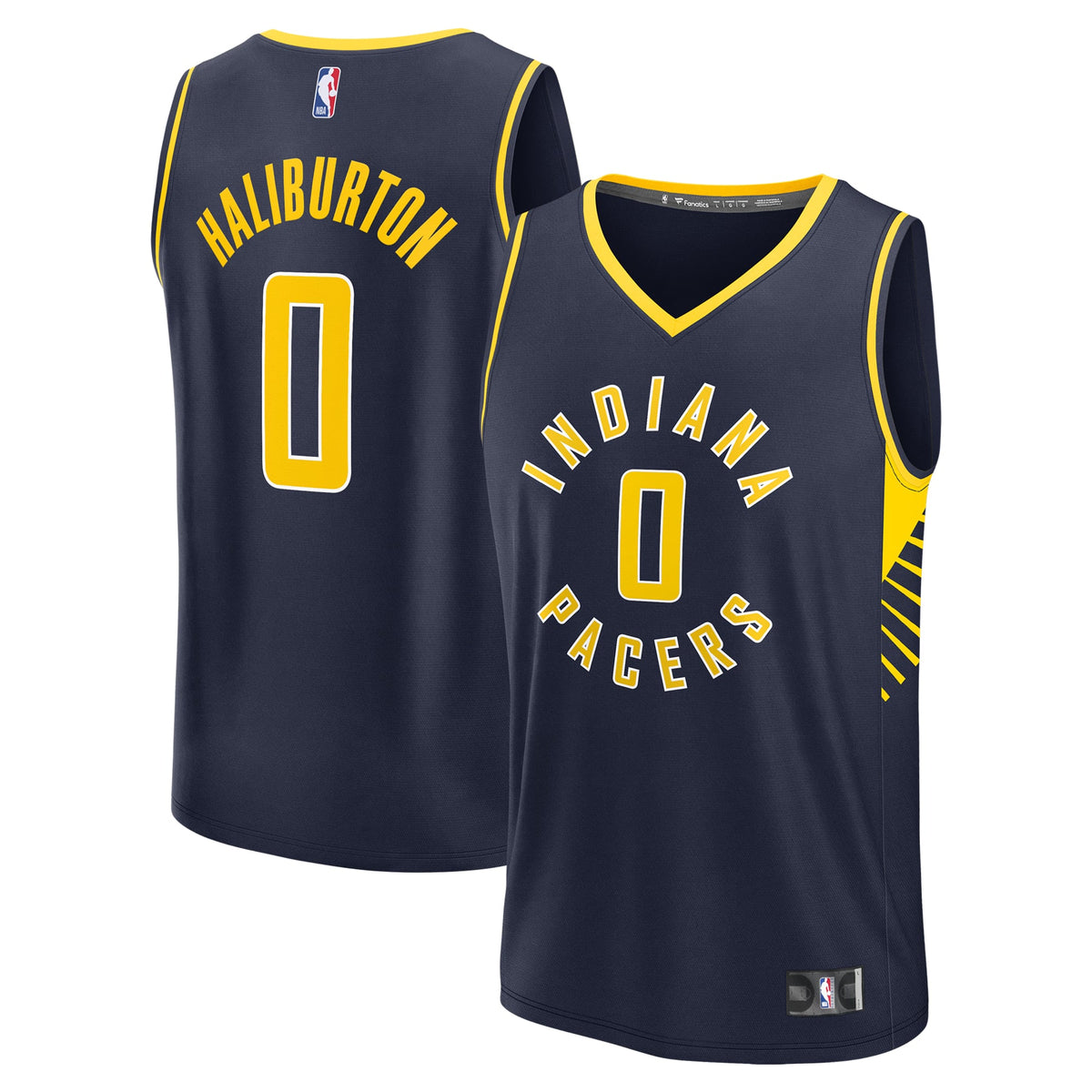 Men's Indiana Pacers Tyrese Haliburton Fanatics Navy Fast Break Replica Jersey - Icon Edition