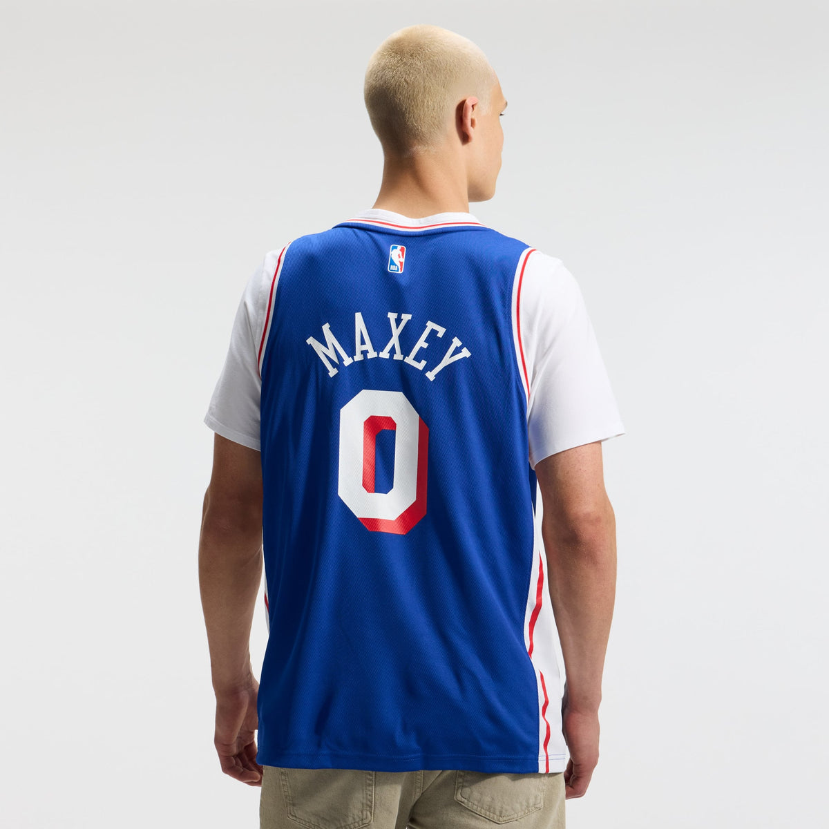 Men's Philadelphia 76ers Tyrese Maxey Fanatics Royal Fast Break Replica Player Jersey - Icon Edition