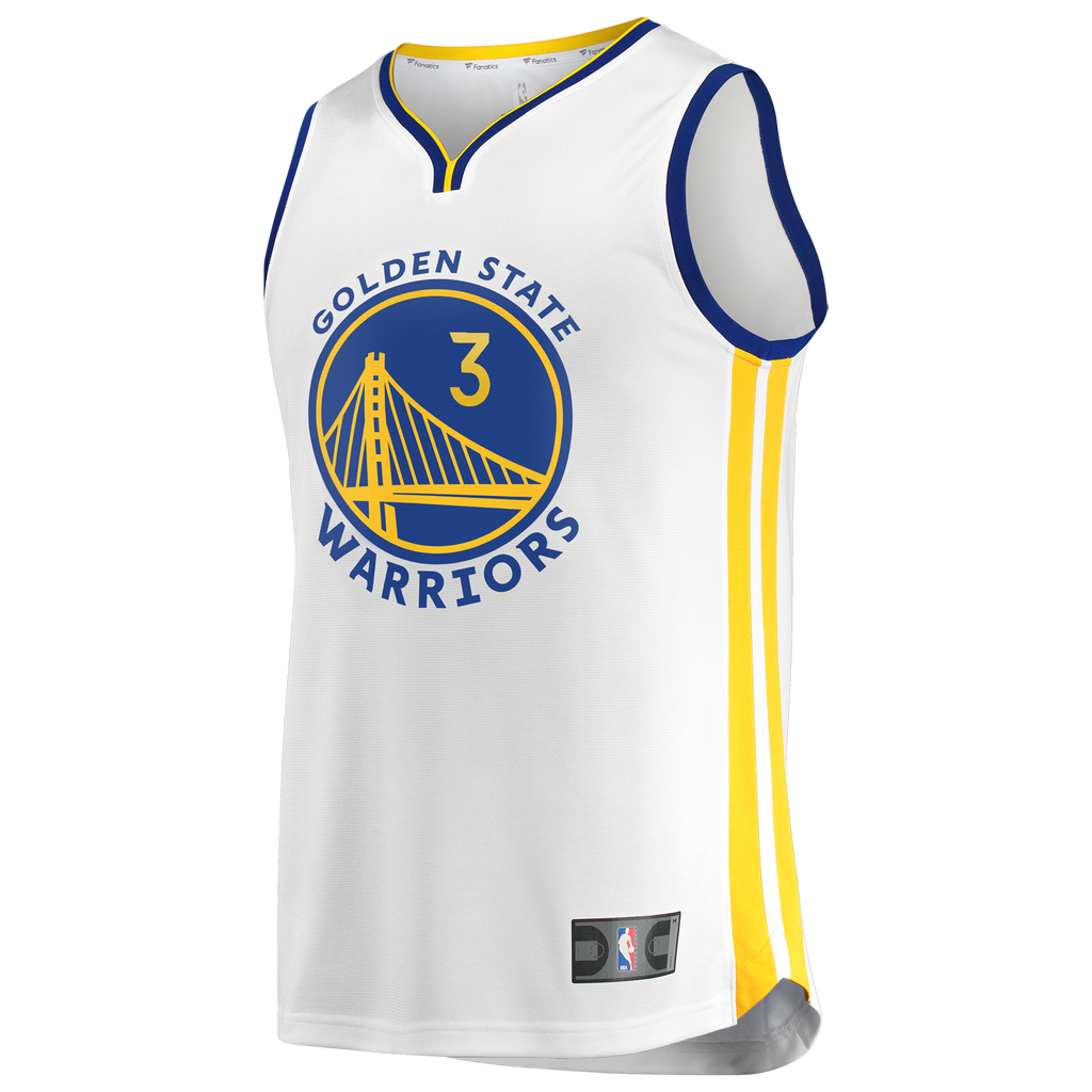 Men's Golden State Warriors Will Richard Fanatics White Fast Break Replica Player Jersey - Association Edition