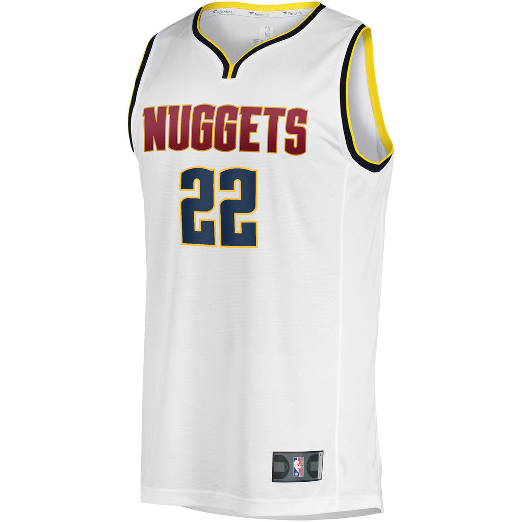 Men's Denver Nuggets Zeke Nnaji Fanatics White Fast Break Player Jersey - Association Edition