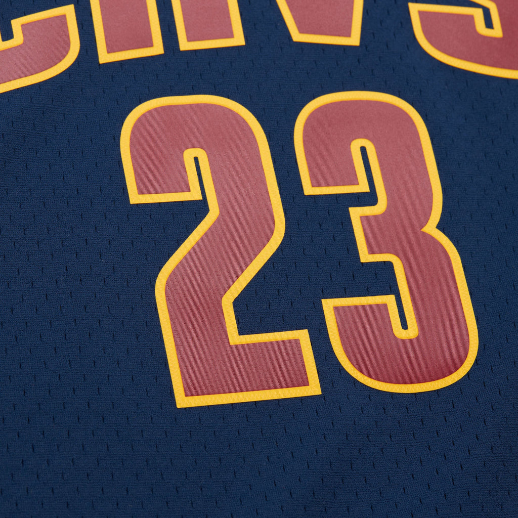 Men's Cleveland Cavaliers LeBron James Mitchell & Ness Navy Big & Tall Hardwood Classics 2008-09 Swingman Jersey