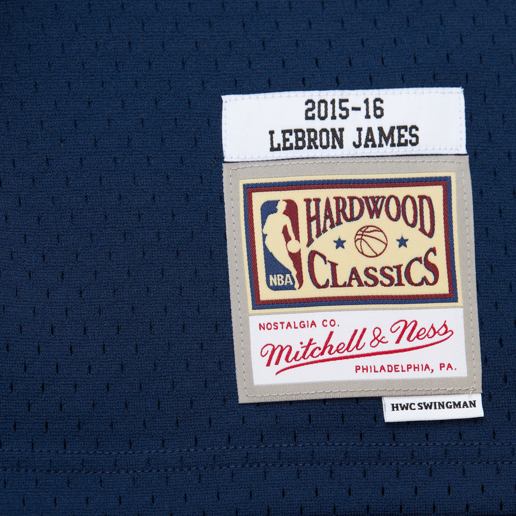 Men's Cleveland Cavaliers LeBron James Mitchell & Ness Navy Big & Tall Hardwood Classics 2008-09 Swingman Jersey
