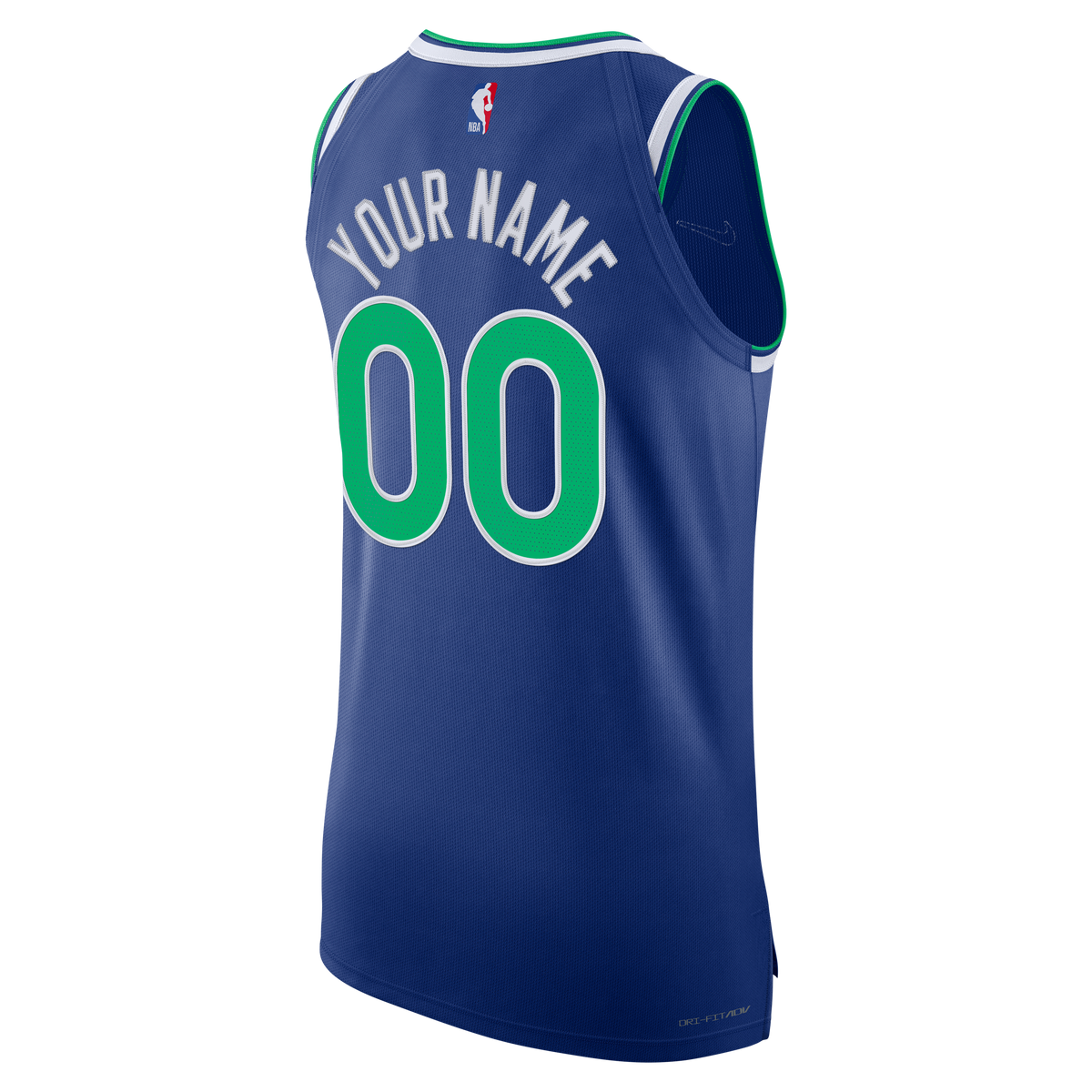 Men's Minnesota Timberwolves  Nike Blue Authentic Custom Jersey - Icon Edition