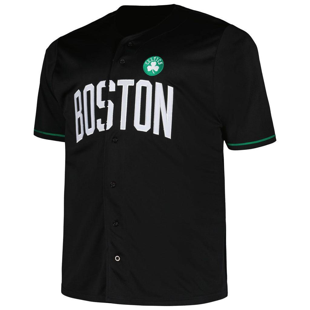 Men's Boston Celtics Profile Black Big & Tall Pop Jersey