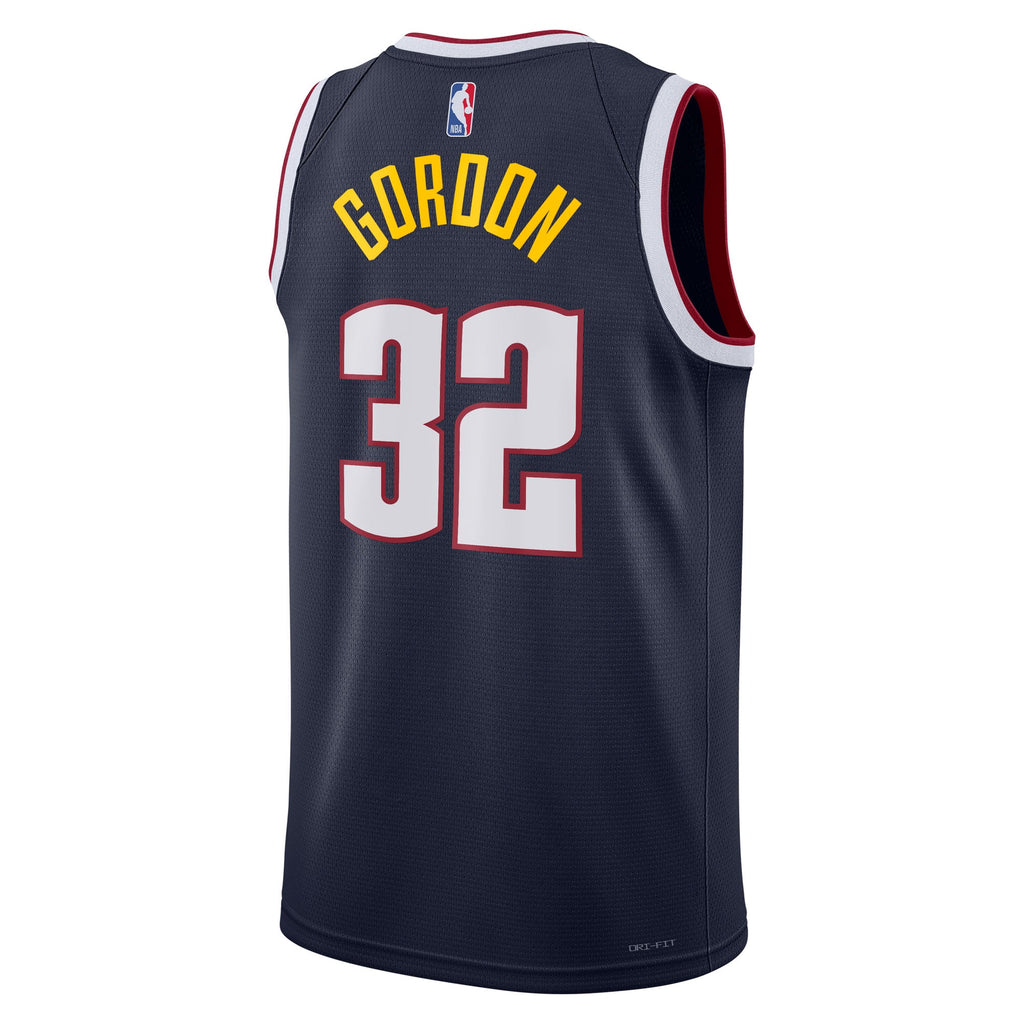 Unisex Denver Nuggets Aaron Gordon Nike Navy Swingman Replica Jersey - Icon Edition