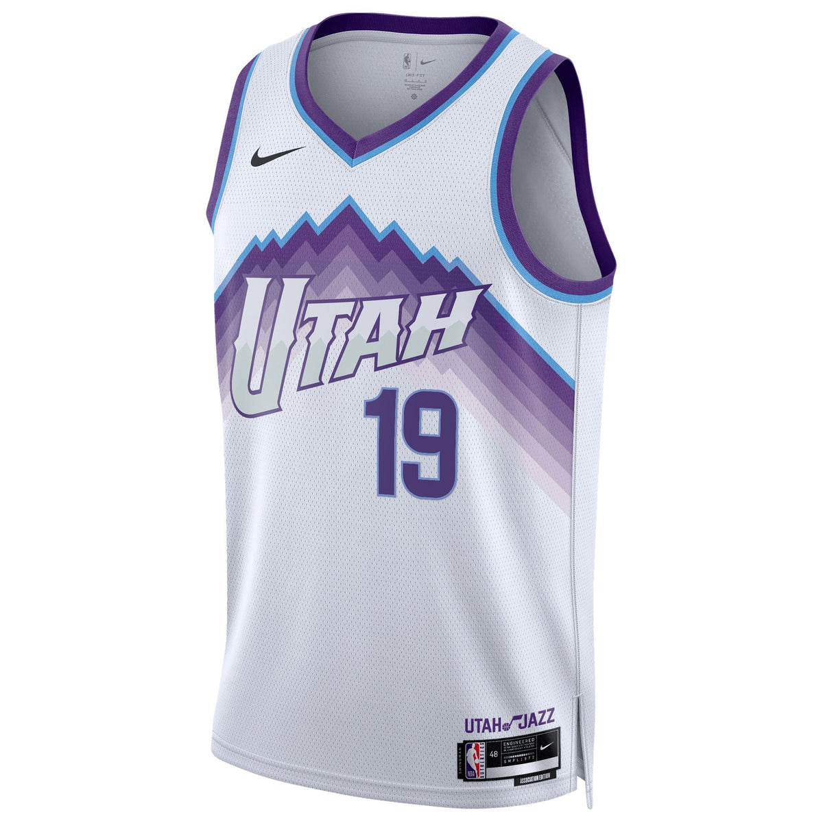 Unisex Utah Jazz Ace Bailey Nike White Swingman Jersey - Association Edition